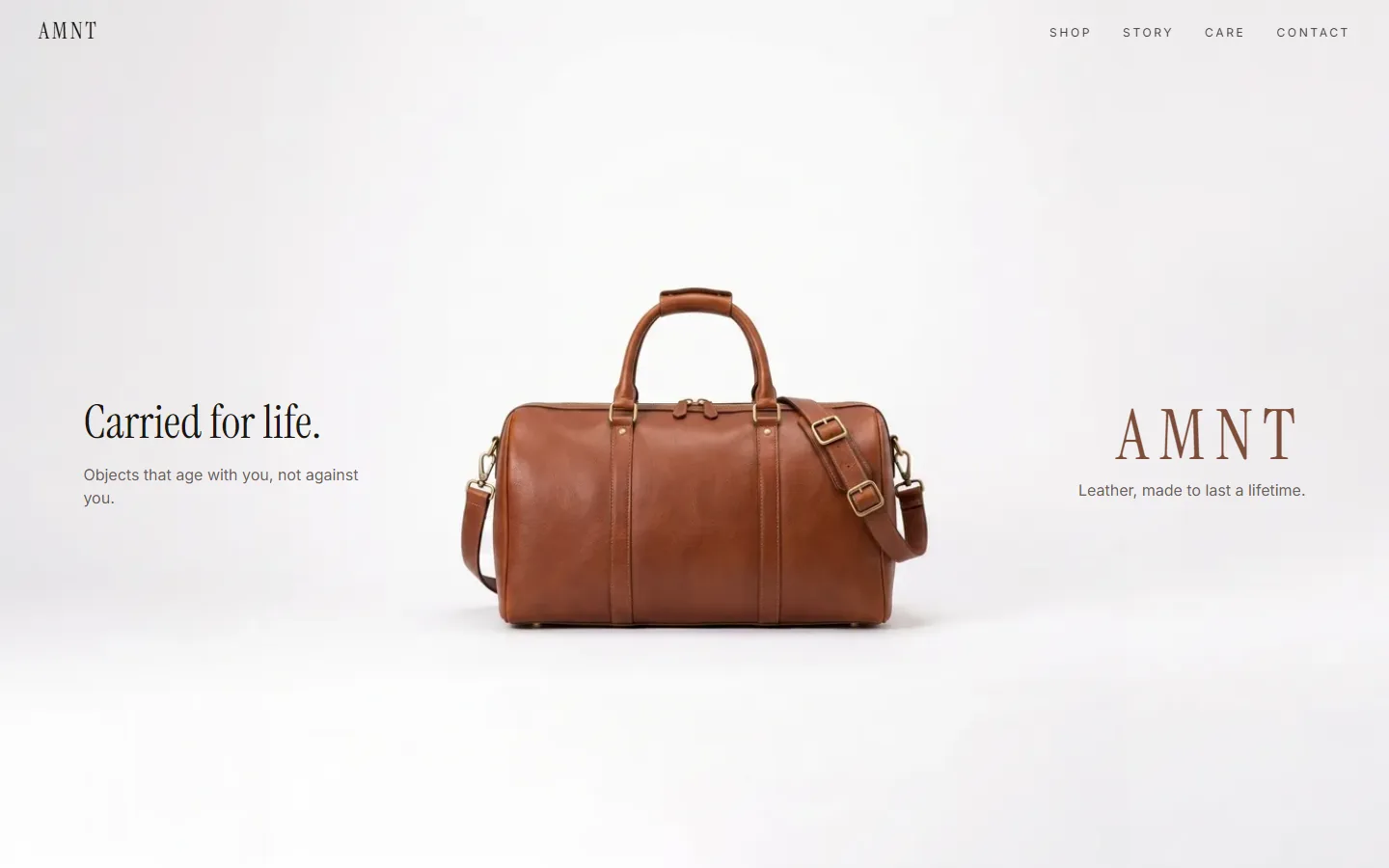 AMNT self-initiated storefront concept